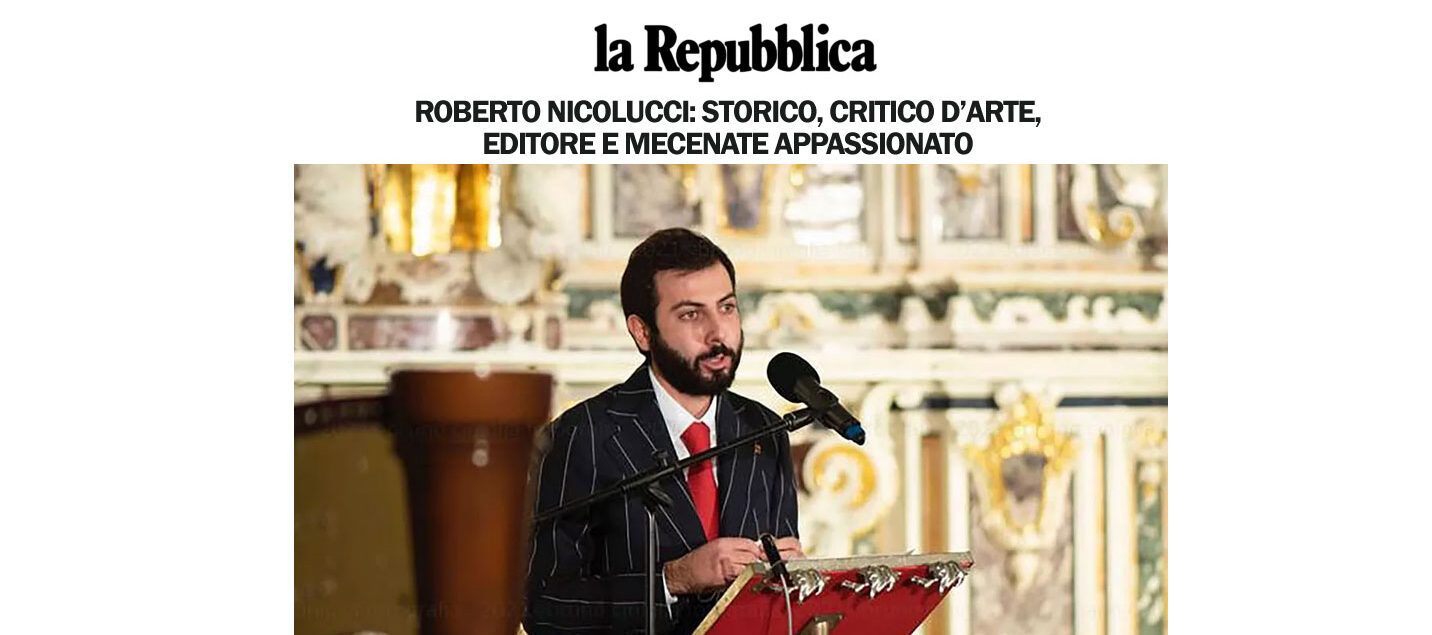 Roberto Nicolucci: storico, critico d’arte, editore e mecenate appassionato